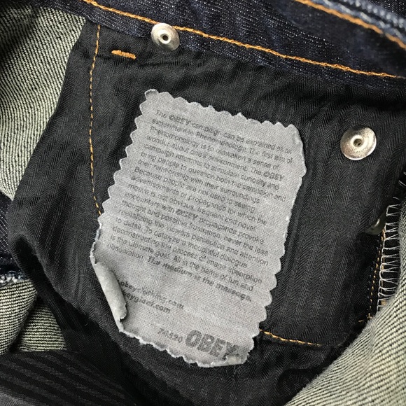 • Obey jeans • straight leg - Picture 7 of 8